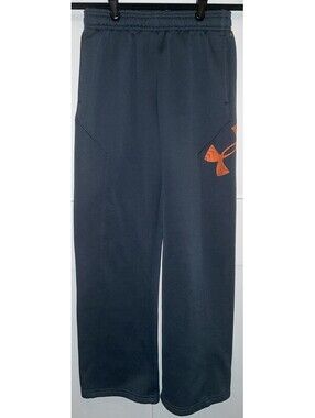 Under Armour Youth Medium Sweatpants Straight Polyester Storm 1 Cold Gear